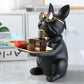 Cool Bulldog Statue with Tray | Frenchie Key Holder & Desk Organiser