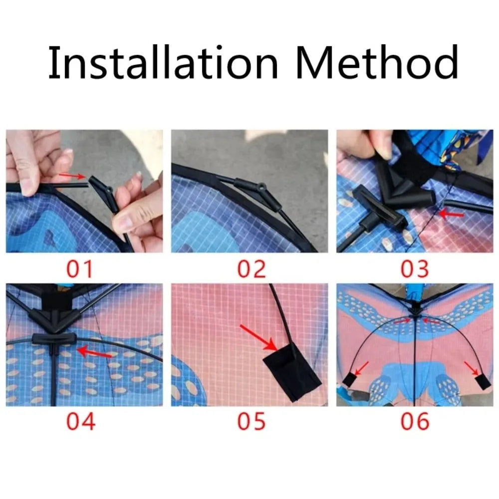 3D Dragon Kite Pterosaur | 100m Line Lifelike Kids Outdoor Beach Toy