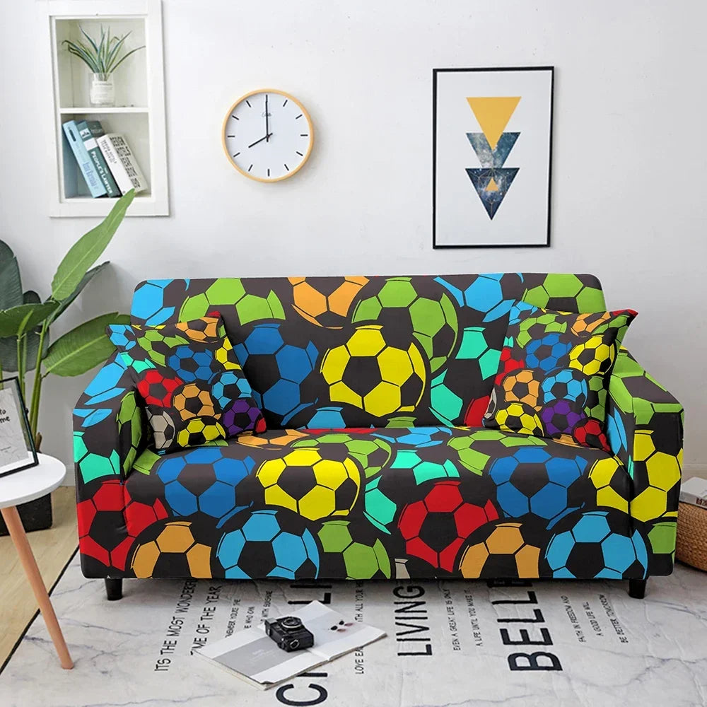 3D Elastic Sofa Covers - Stretch Spandex Couch Slipcover Set