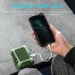 Portable Hands-Free Waist Clip & Neck Fan - USB Rechargeable (Green)