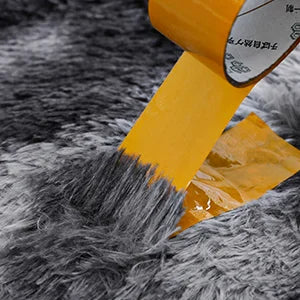 40x60cm Silk Wool Shag Rug - Soft Bedroom Mat & Prayer Carpet