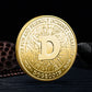 Dogecoin Collectible Coin | Gold Silver Plated Crypto Souvenir Gift Set