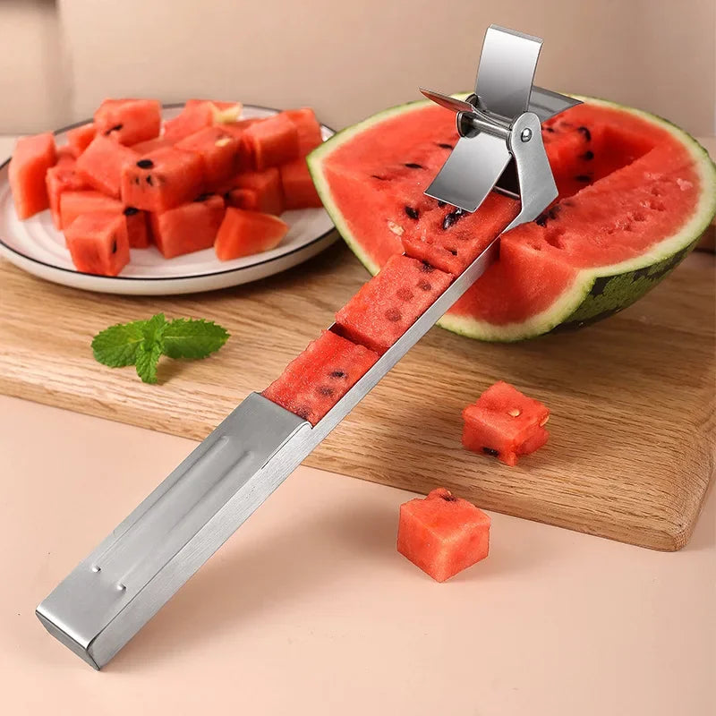 304 Stainless Steel Watermelon Slicer - Windmill Cube Cutter