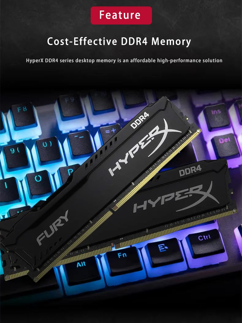 DDR4 RAM 8GB 16GB 32GB - 3200MHz 3600MHz Desktop Memory DIMM
