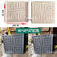 Cement Antique Flower Brick Mould - Square 3D Paving Tool