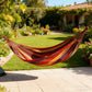 Double Hammock 2 Person Canvas Cotton | Outdoor Garden Tree Bed Set