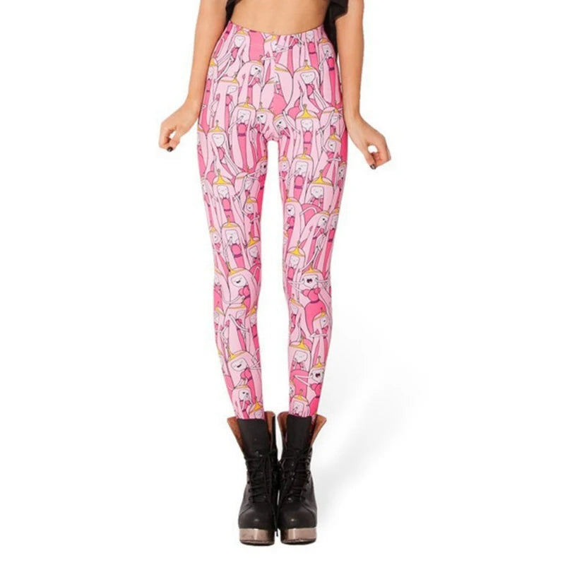 Galaxy Print Leggings | High-Stretch Space Gym Pants & Yoga Tights Set