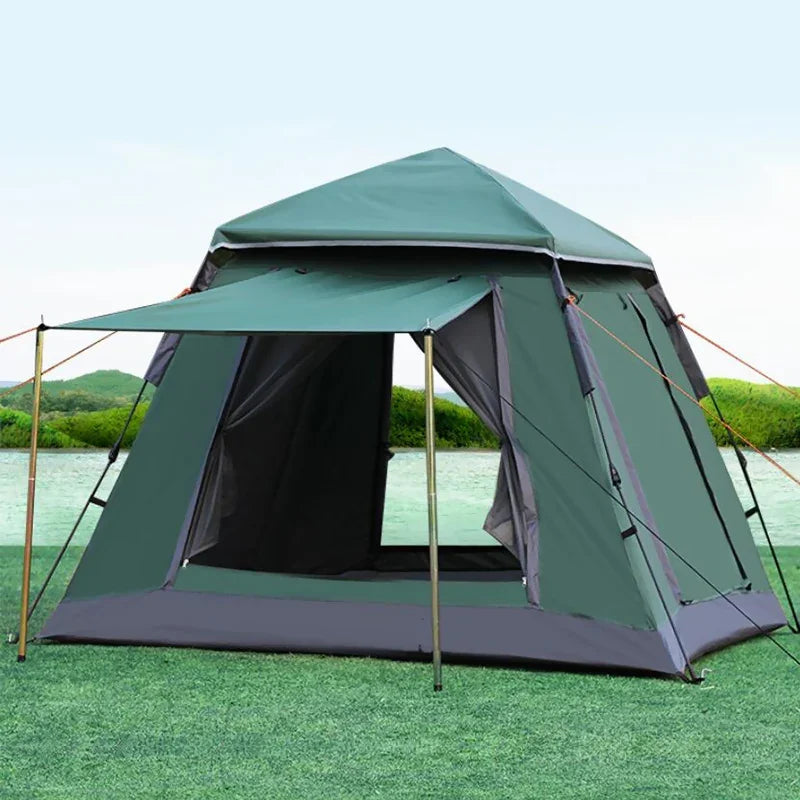 3-4 Person Family Camping Tent - Instant Air Pop Up