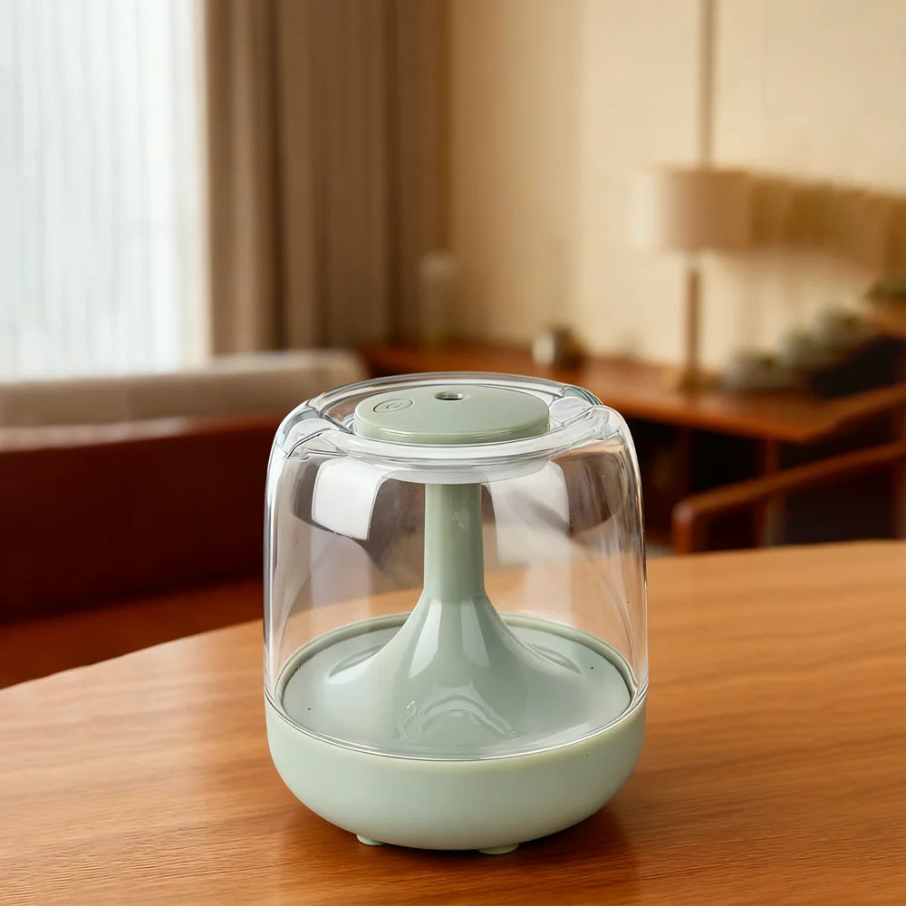 Large Spray Silent Air Humidifier | Transparent Colourful LED Tank Set