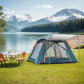 Automatic Pop-Up Camping Tent | Instant Sun Canopy & Rainproof Shelter