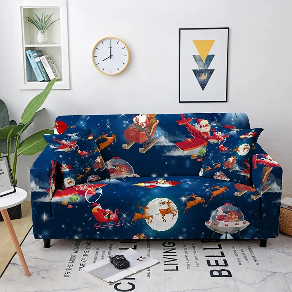 3D Elastic Sofa Covers - Stretch Spandex Couch Slipcover Set