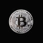 Physical Bitcoin Coin - Gold Plated BTC Commemorative Token