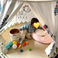Kids Play House Tent | Foldable Indoor & Outdoor Hexagonal Game Castle