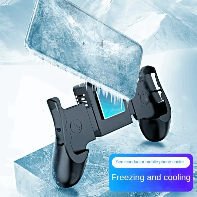 Mobile Phone Radiator Gamepad - Quick-Cooling Semiconductor Fan