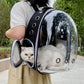 Transparent Cat Backpack - Breathable Space Capsule Pet Carrier