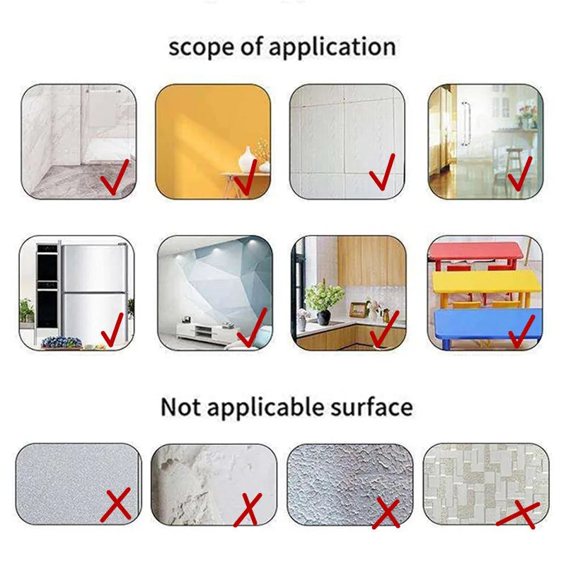 45-Piece Hexagon Mirror Wall Stickers - DIY Decorative Art Tiles