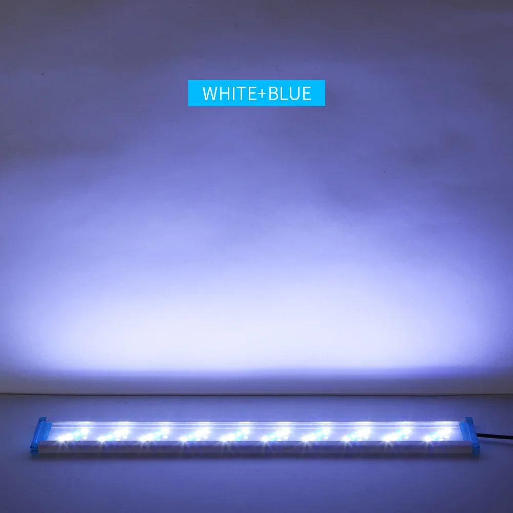 Super Slim LED Aquarium Light | Extensible Waterproof Plant Tank Lamp