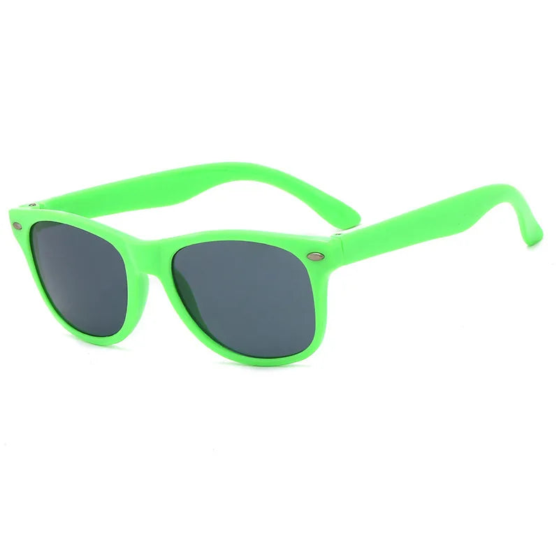 Childrens Ink Glasses | Kids Rice Nail Square Fashion Sunglasses Set