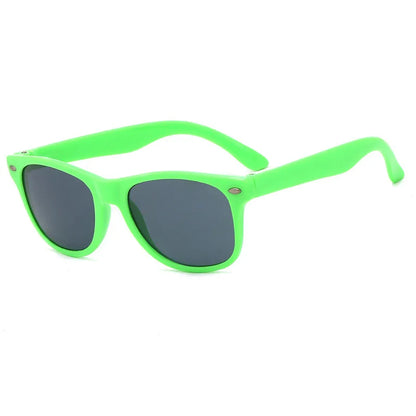 Childrens Ink Glasses | Kids Rice Nail Square Fashion Sunglasses Set