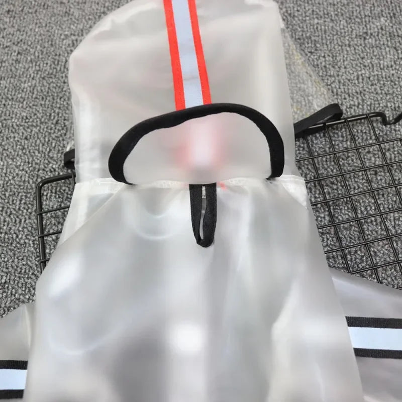 Transparent Dog Raincoat Jumpsuit - Full Body Waterproof Jacket