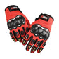 Touch Screen Motorcycle Gloves | Hard Knuckle Armoured Cycling Racing