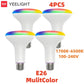 Smart LED W3 Bulb E26 WiFi | 900lm App Control RGB Colour Mood Light