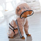 Transparent Dog Raincoat Jumpsuit - Full Body Waterproof Jacket