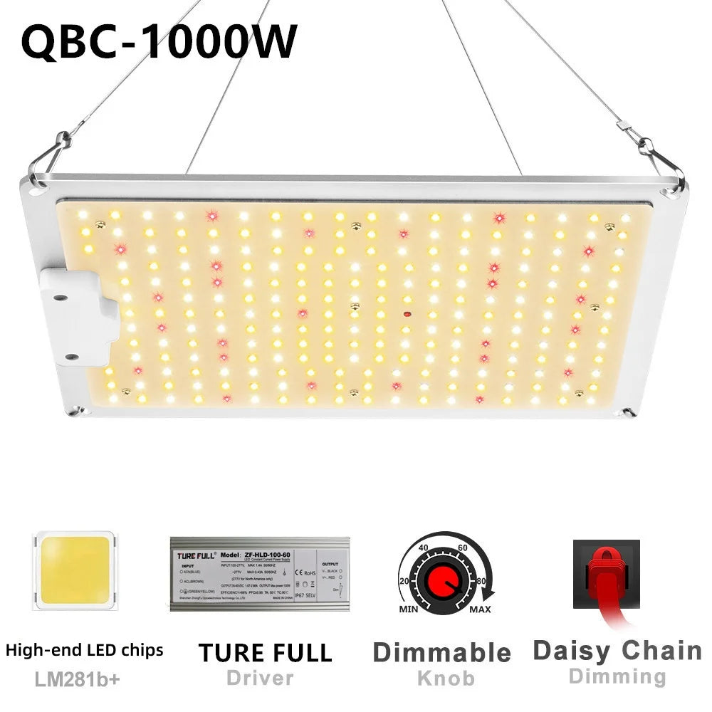 Hydroponic Grow Tent Kit | Full Spectrum LED & Carbon Filter System