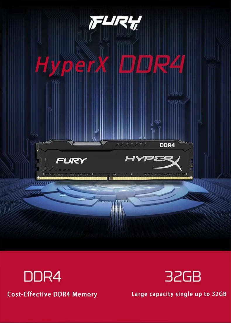 DDR4 RAM 8GB 16GB 32GB - 3200MHz 3600MHz Desktop Memory DIMM