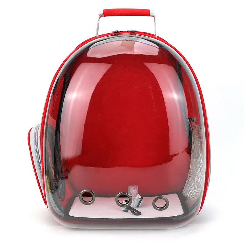 Transparent Cat Backpack - Breathable Space Capsule Pet Carrier