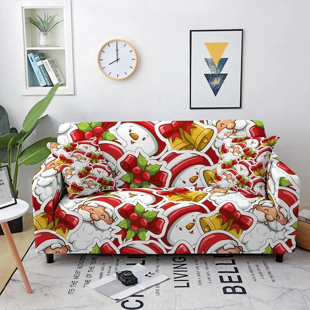 3D Elastic Sofa Covers - Stretch Spandex Couch Slipcover Set