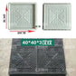 Cement Antique Flower Brick Mould - Square 3D Paving Tool