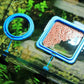 Floating Aquarium Feeding Ring Set - 2pc Square & Circle Trays