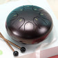 6" Steel Tongue Drum | 8 Note Ethereal Meditation & Yoga Hand Drum