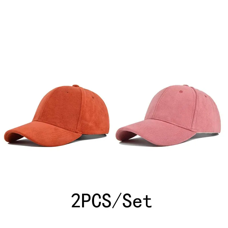 Retro Suede Baseball Cap | Adjustable Hip Hop Snapback Sun Visor