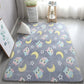 Glow in the Dark Stars Rug | Luminous Non-Slip Kids Room Bedroom Mat