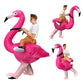 Flamingo Inflatable Costume | Adult Funny Blow Up Halloween Outfit