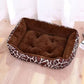 Large Dog Bed Warm Square Nest | Plush Pet Kennel Puppy Basket Cushion