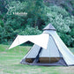 3-5 Person Indian Teepee Tent | Waterproof Wind-Resistant Glamping
