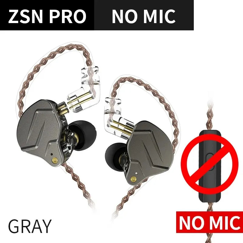 1BA+1DD Hybrid Drive Earphones | HIFI Metal Bass In-Ear Monitor IEM