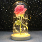 LED Enchanted Galaxy Rose in Glass Dome - Forever Flower Gift