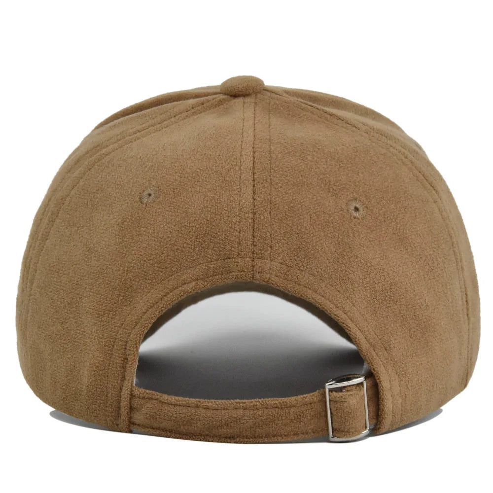 Retro Suede Baseball Cap | Adjustable Hip Hop Snapback Sun Visor