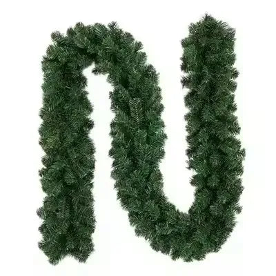 2.7m Pre-Lit Luxury Christmas Garland - LED Lush Greenery