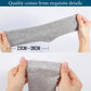 10-Pack Men’s Breathable Cotton Business Socks - Black 6-12
