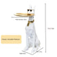 Large Poodle Floor Statue | Luxury Butler Tray & Integrated Light