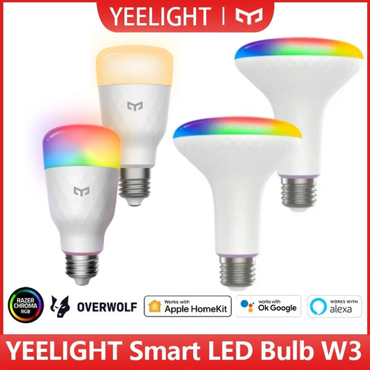 Smart LED W3 Bulb E26 WiFi | 900lm App Control RGB Colour Mood Light