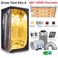 Hydroponic Grow Tent Kit | Full Spectrum LED & Carbon Filter System