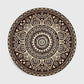 Bohemia Mandala Round Carpet - Geometric Ethnic Floor Mat