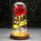 LED Enchanted Galaxy Rose in Glass Dome - Forever Flower Gift