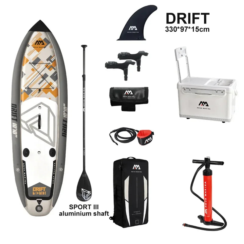 330cm Inflatable Fishing SUP Board - Paddleboard with Incubator